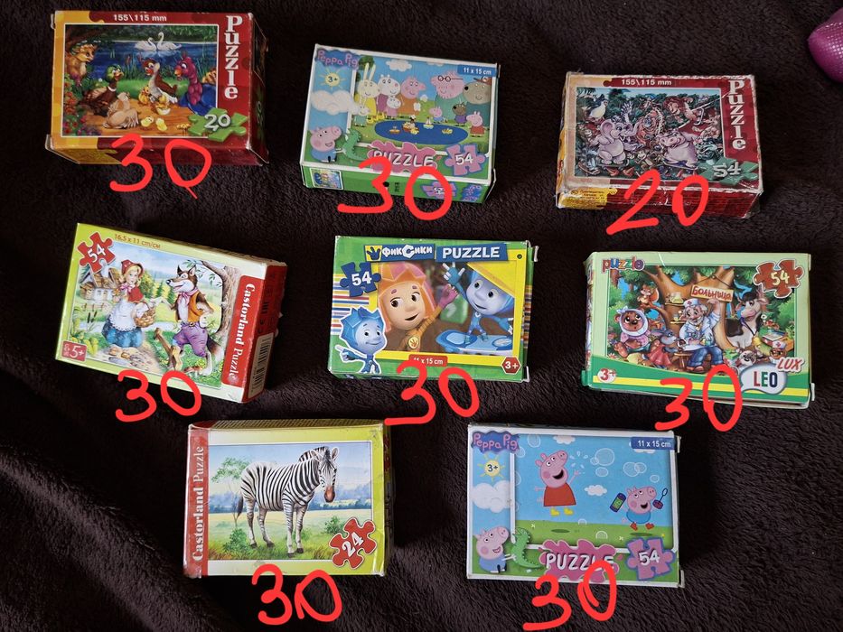 Пазлы для детей мультяшные