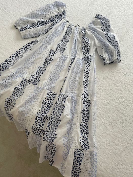 Vestido manga curta Zara