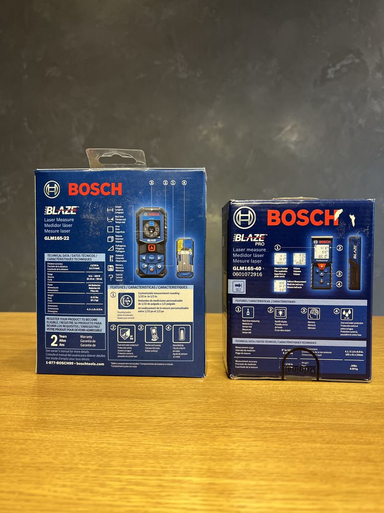Лазерна рулетка Bosch GLM165-22 / Bosch GLM165-40 (дальномір)