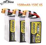 3x Akumulator Lipo Tattu R-Line 5.0 6S 22.2V 1550mAh 150C XT60