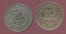 20 groszy 1923 - nikiel i cynk