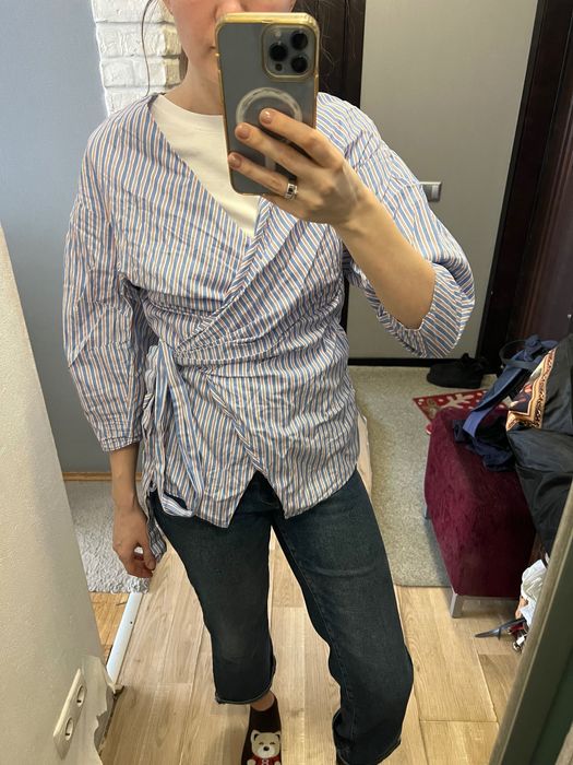 Рубашка Zara в полосочку