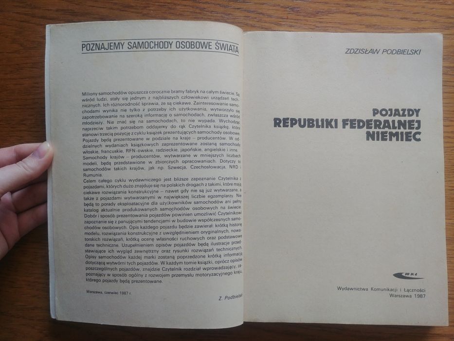 Pojazdy Republiki Federalnej Niemiec, samochody świata, Podbielski