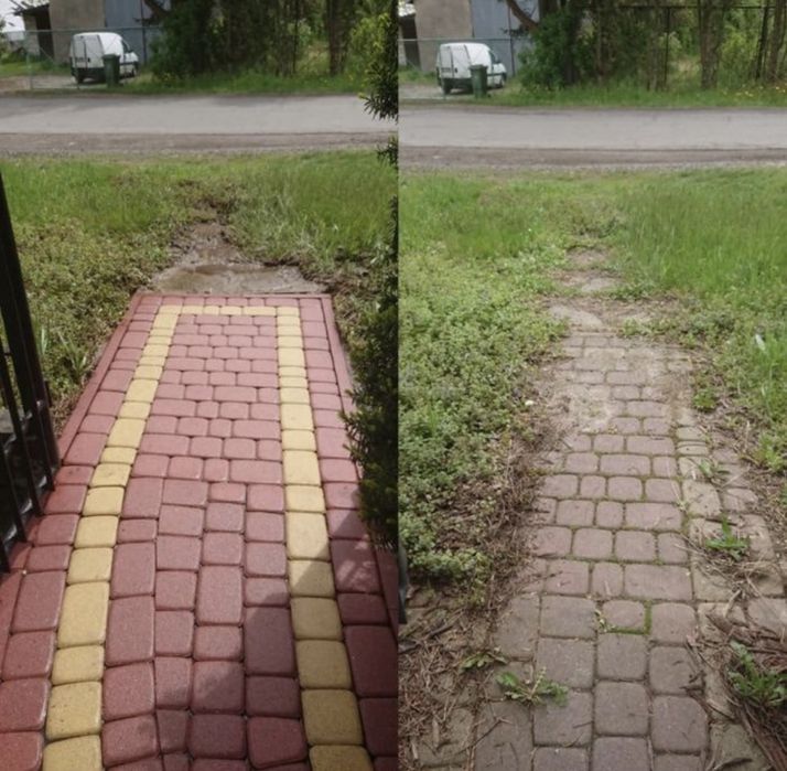 Profesjonalne mycie i czyszczenie kostki brukowej,elewacji,ogrodzeń