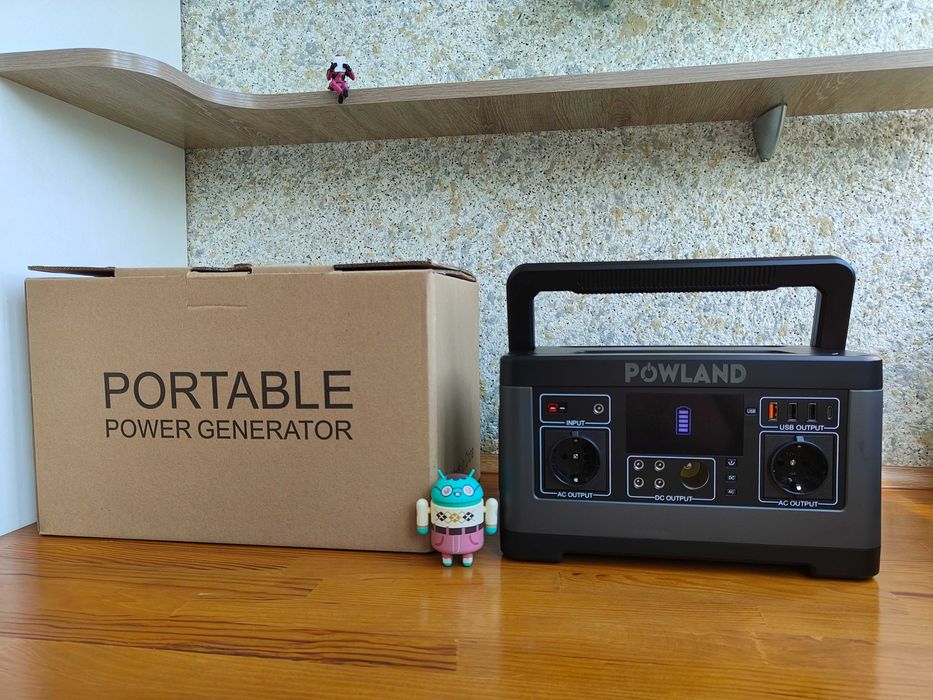 POWLAND A5 600 Вт (520Wh 140400 мАг,LiFePO4), QC, BMS, Зарядна станція