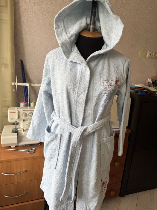 Махровый халат детский