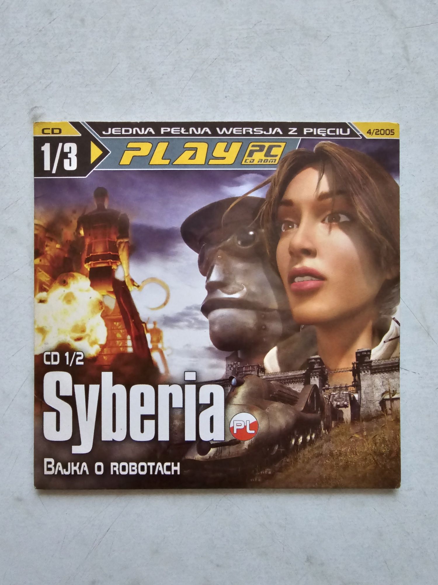 PLAY 4/2005 gra PC Syberia Bajka o Robotach
