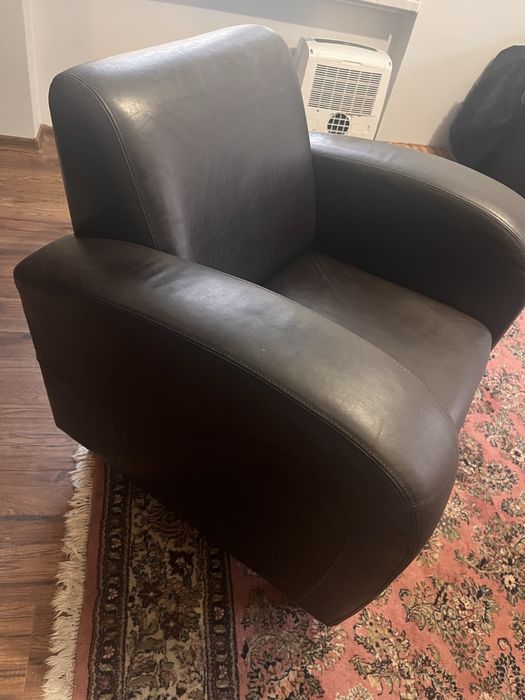 Fotel skórzany ,stan dobry