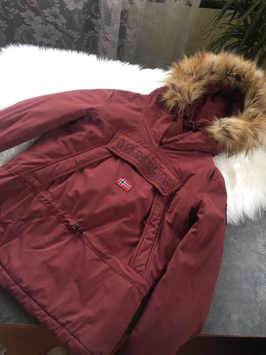 Зимова куртка Napapijri Skidoo W 2.0 жіноча оригінал бордо марсала
