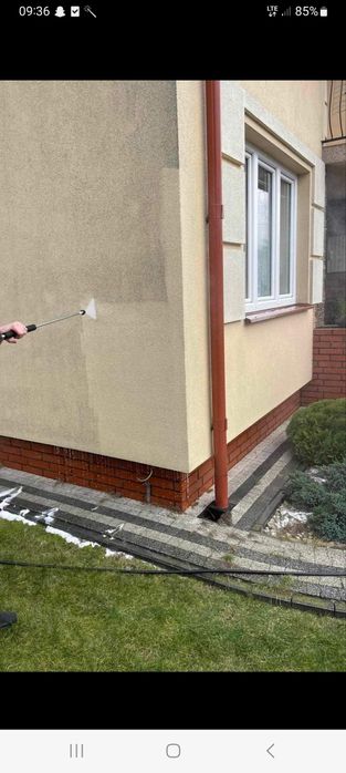 Czyszczenie polbruk elewacja