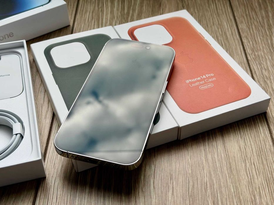 iPhone 14 Pro 128G bialy - IDEALNY