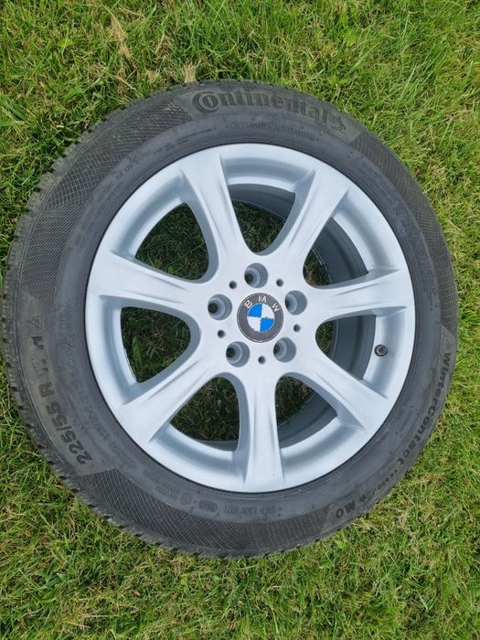 Koła zimowe 4 szt. BMW 225/55R17 Continental Czujniki ciśnienia