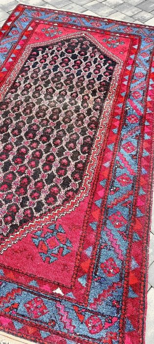 Hamadan irański dywan wełniany tkany ręcznie 240 x 130 cm wełna perski