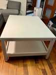 IKEA HEMNES Stolik kawowy, lite drewno , biała bejca