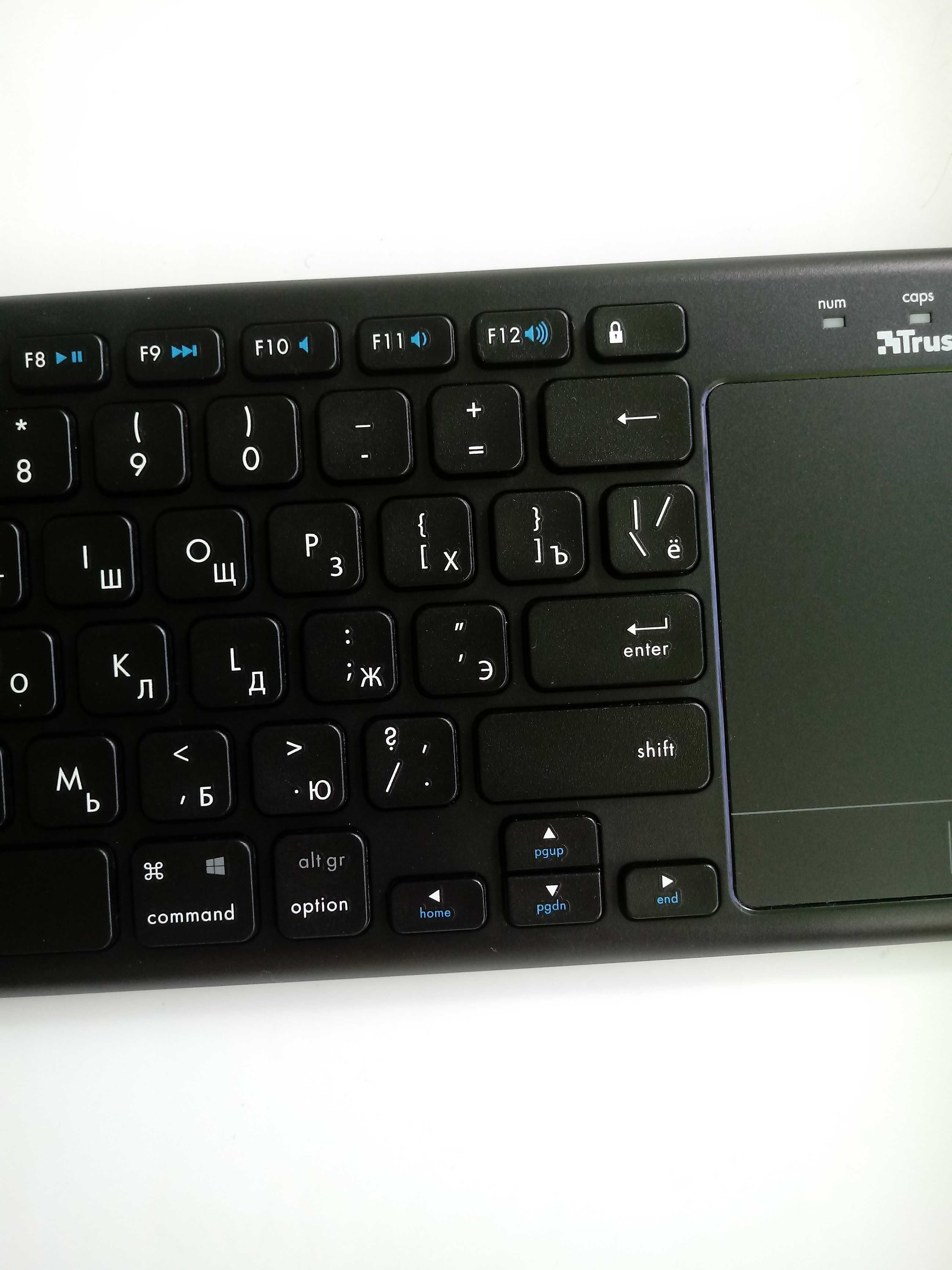 Безпровідна блютуз клавіатура Trust Mida Keyboard XL Touchpad