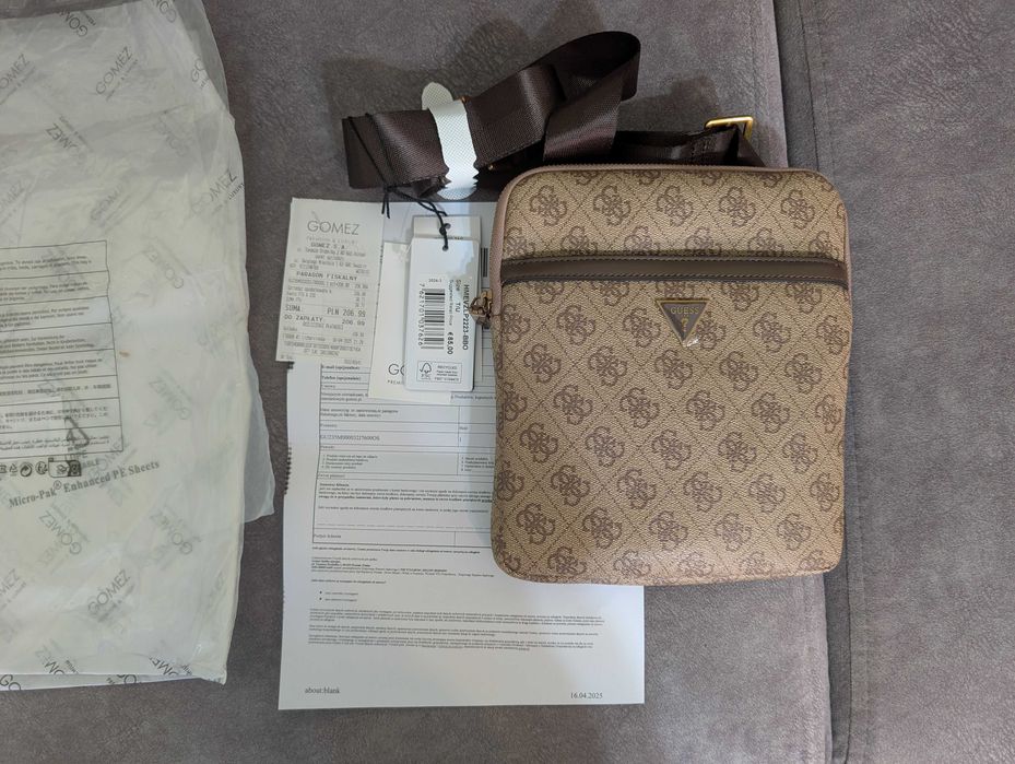 Oryginalna nowa saszetka listonoszka Guess