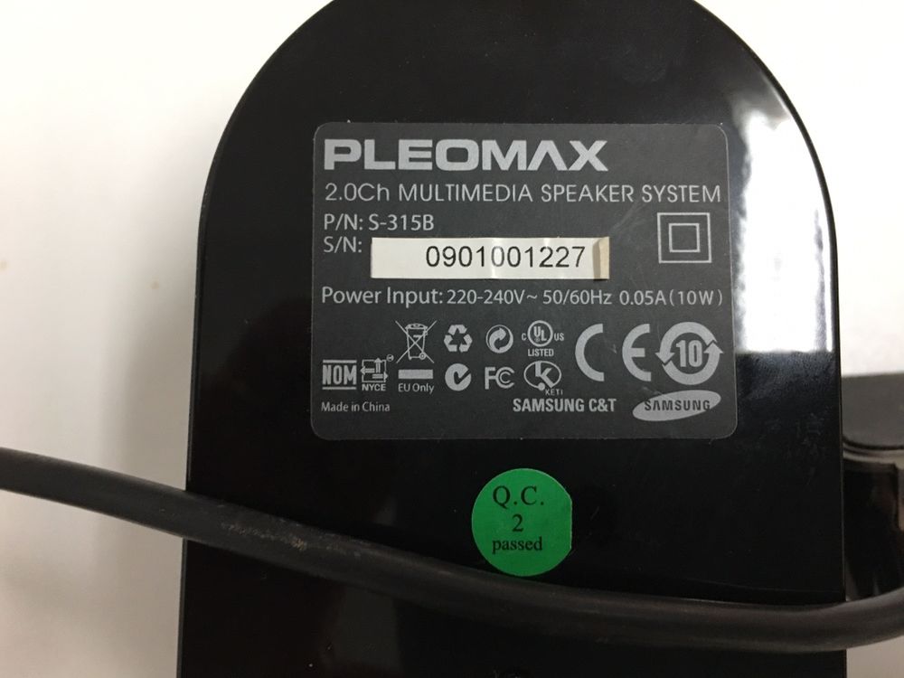 Colunas Pleomax Samsung