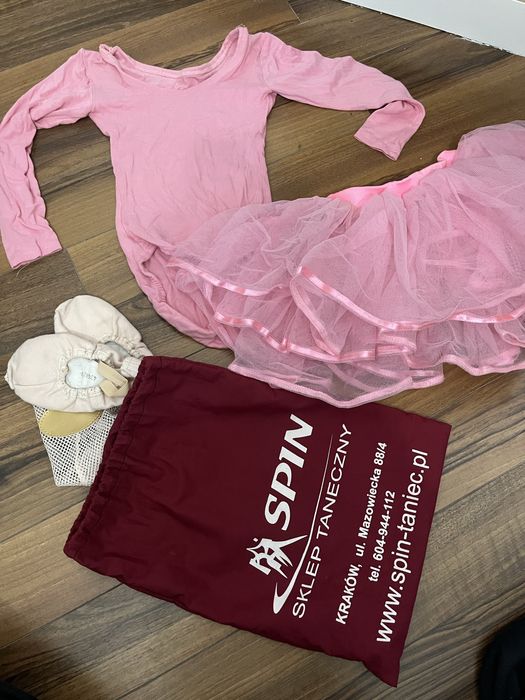 Ubrania baletowe dla dziewczynki 6-7lat