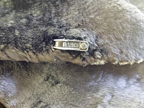 Casaco de pêlo de coelho autêntico marca DASCO Vintage