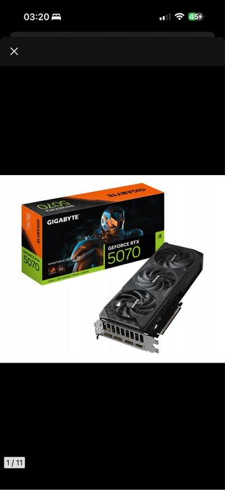 Karta graficzna RTX 5070 Gigabyte