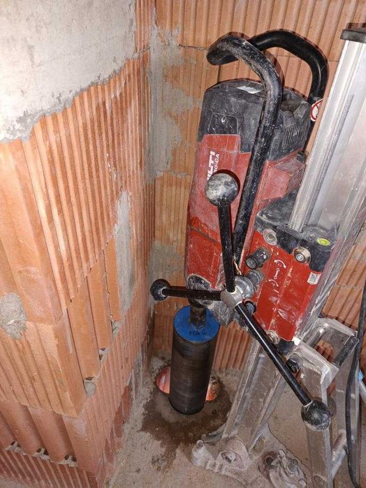 Wiercenie w betonie, żelbecie, stropach, cięcie betonu