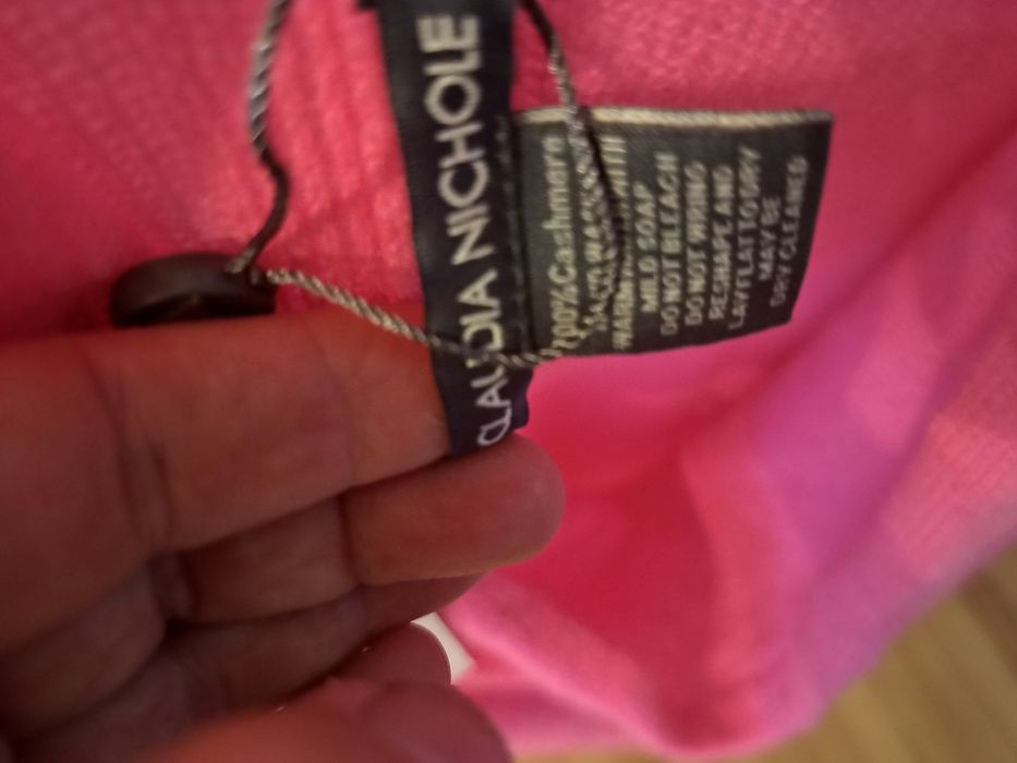 Ponczo 100 procent kaszmir firma Claudia Nichole