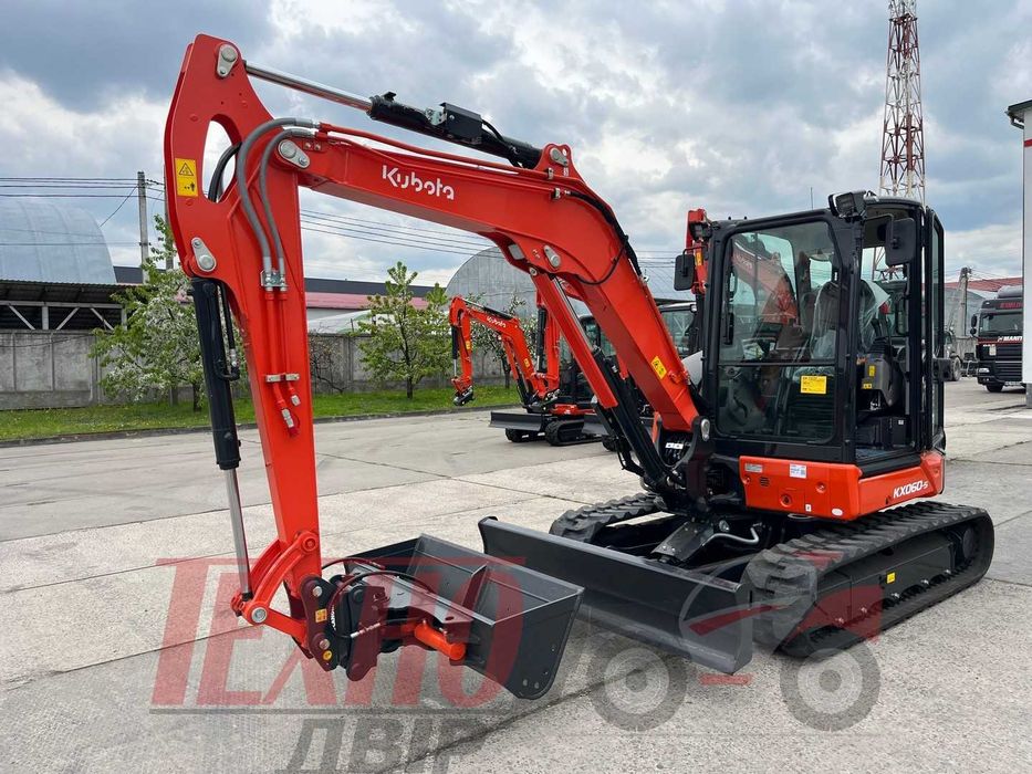 Міні-екскаватор Kubota KX 060-5 KGLS2 НОВИЙ (JCB, Yanmar)