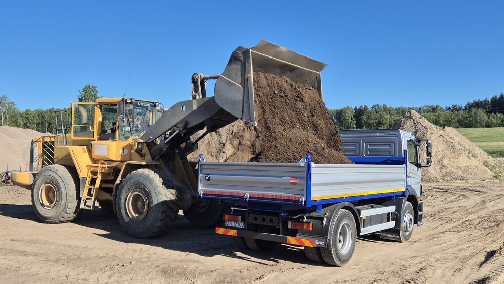Żwir piasek ziemia ogrodowa kamień otoczak mieszanka na drogi