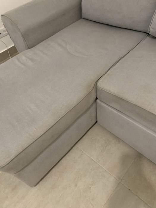 sofá cama em segunda mão