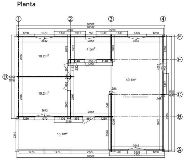 Casa de Madeira T2 com 87m2