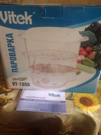 Пароварка новая с коробкой, Vitek VT-1556
