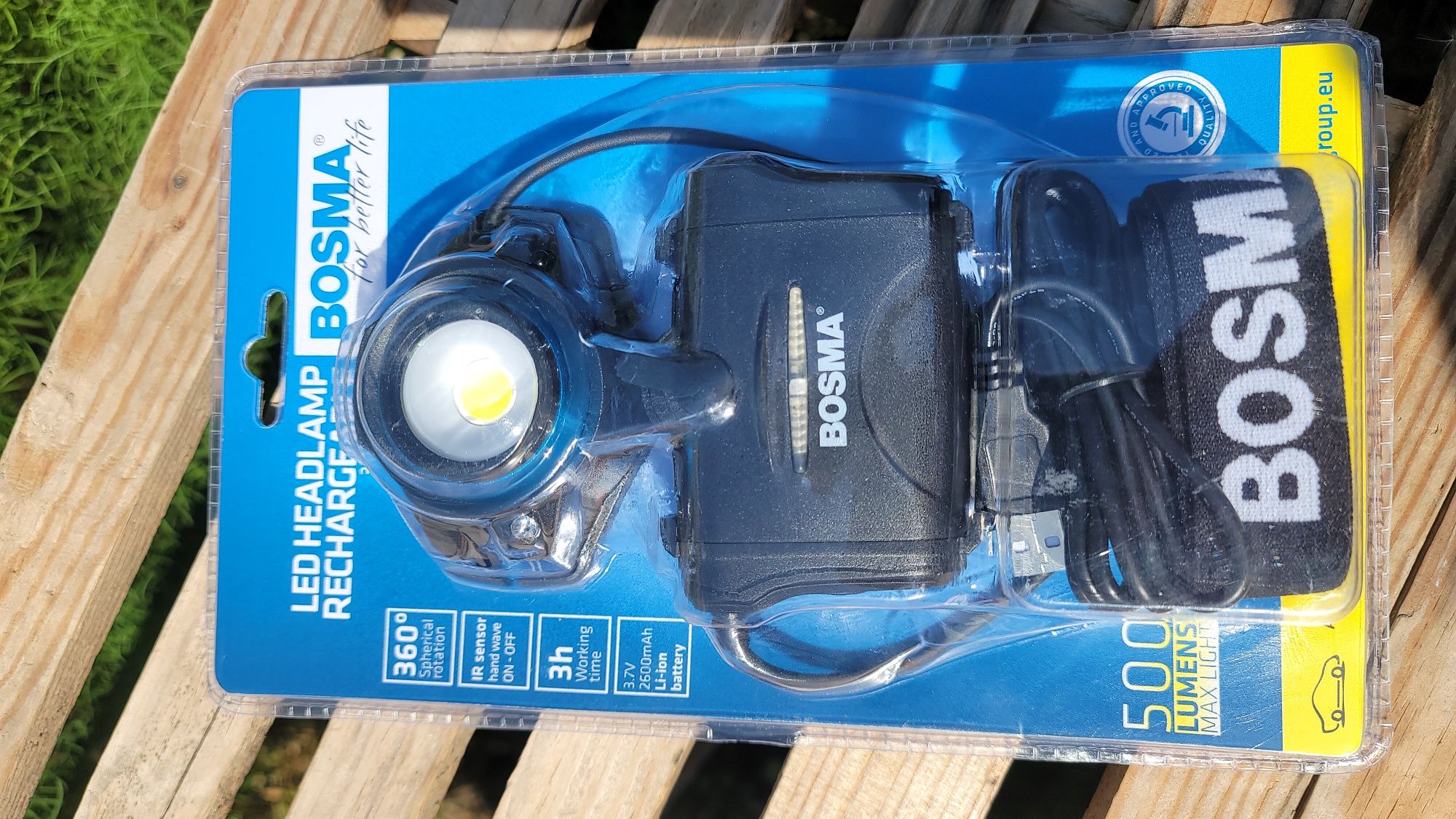 Налобний ліхтар Bosma LED Headlamp 9815