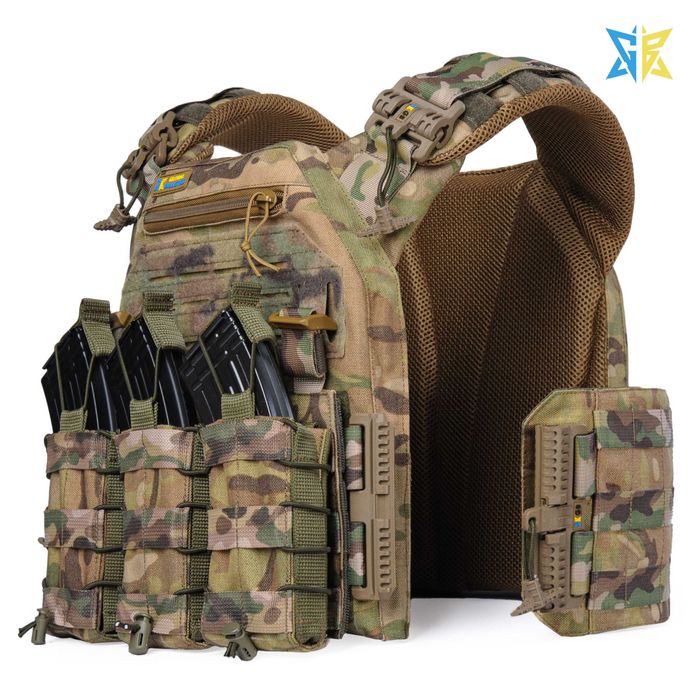 Плитоноска покращена Warmor Gen.3 pro з підсумками (без плит)