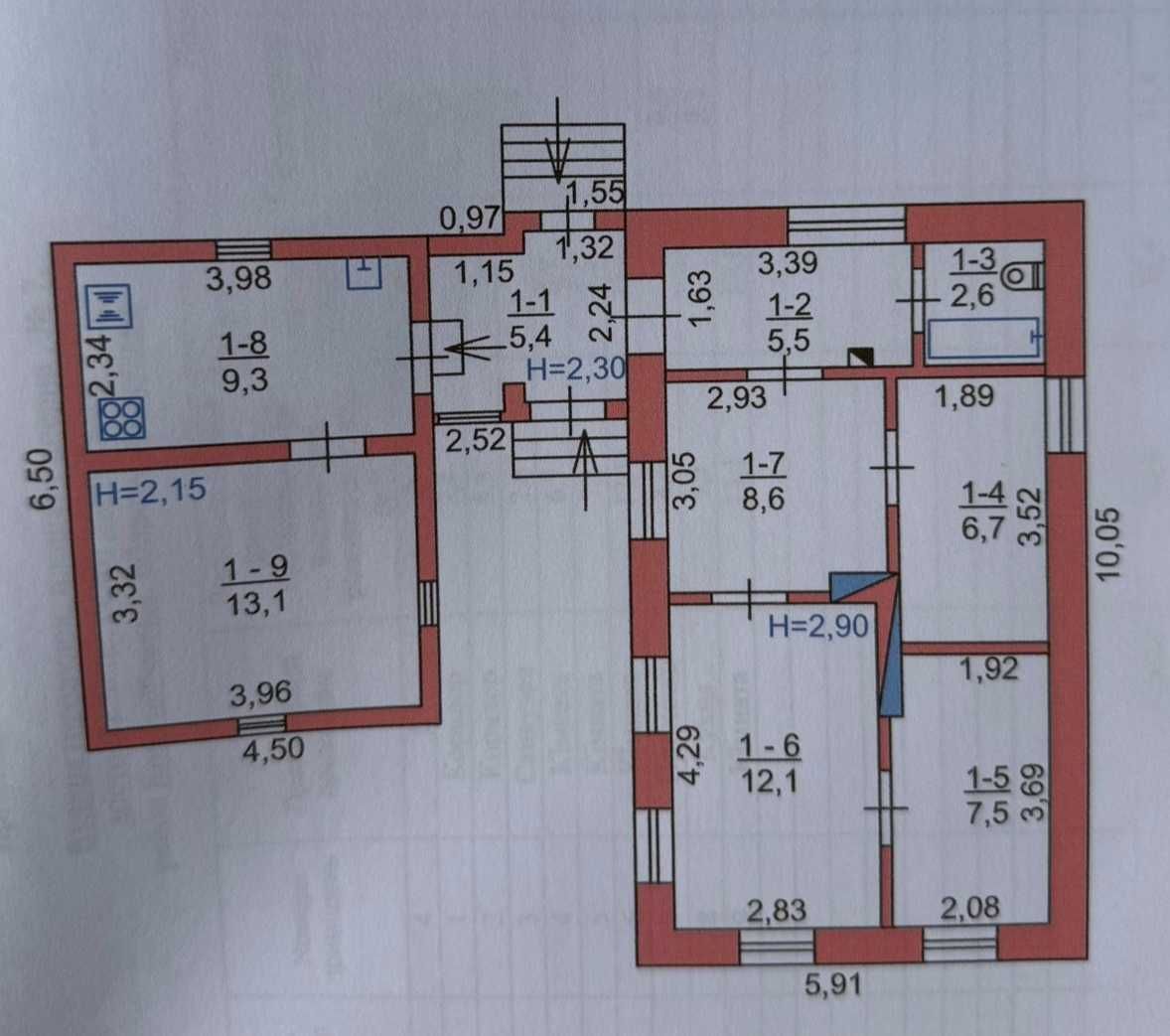 Снижение цены !Продажа дома 71 м2, Земля приватизирована