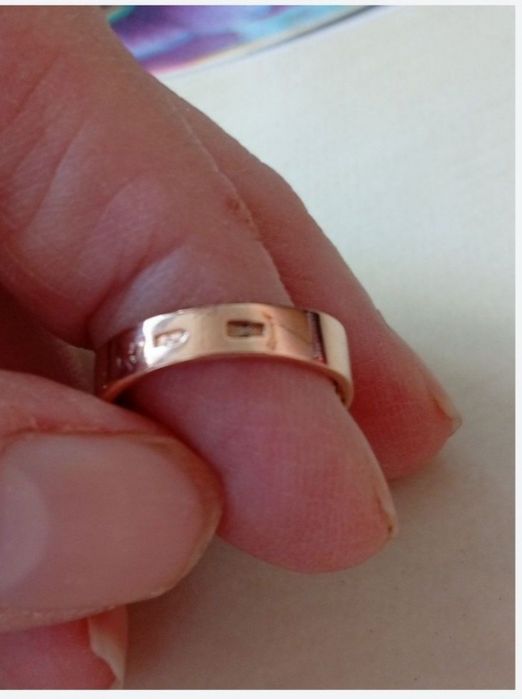 Шикарное Золотое кольцо с бриллиантами. СССР. Фото ВЖИВУЮ