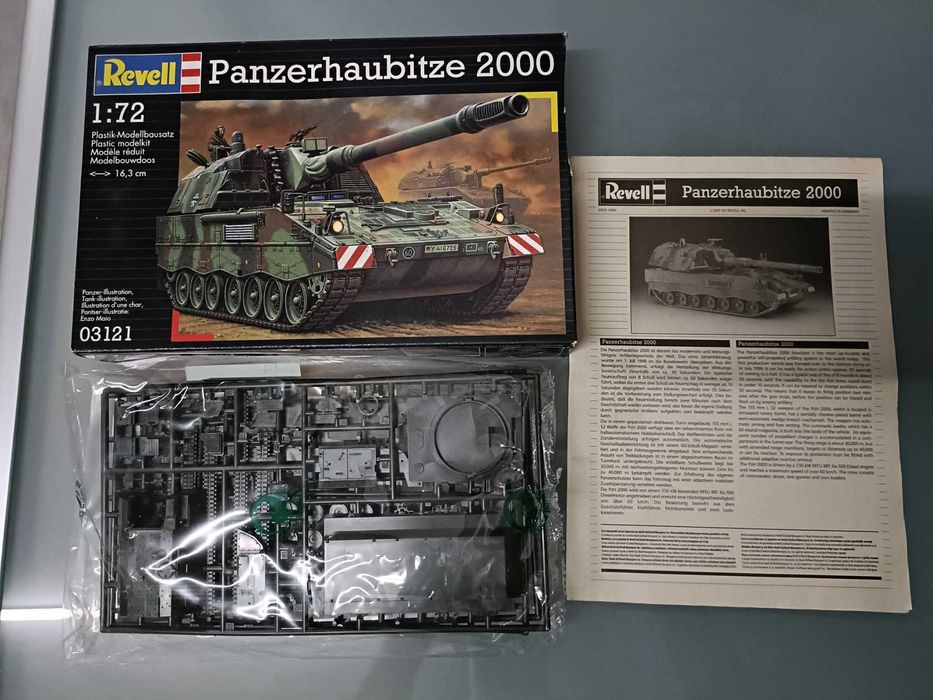 Kit Modelismo, Panzerhaubitze 2000, Revell, escala 1:72