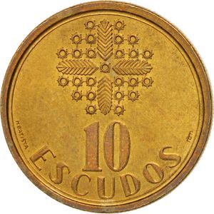 Moeda de 10 escudos de 1986 **0,50**