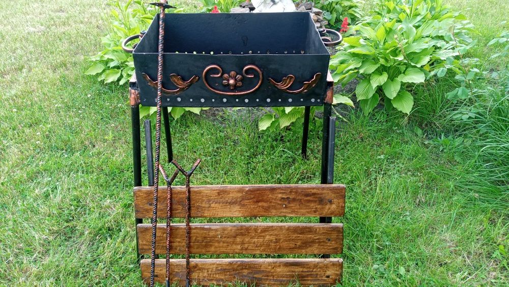 Мангал кований розбірний