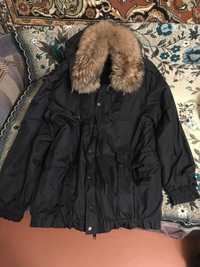 Зимняя куртка на овчине, мужская, 50 размер