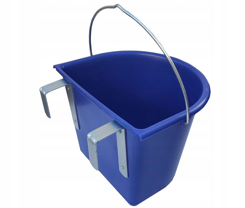 KORYTO z zaczepami i pałąkiem dla KONIA KONI deluxe 15l różowe