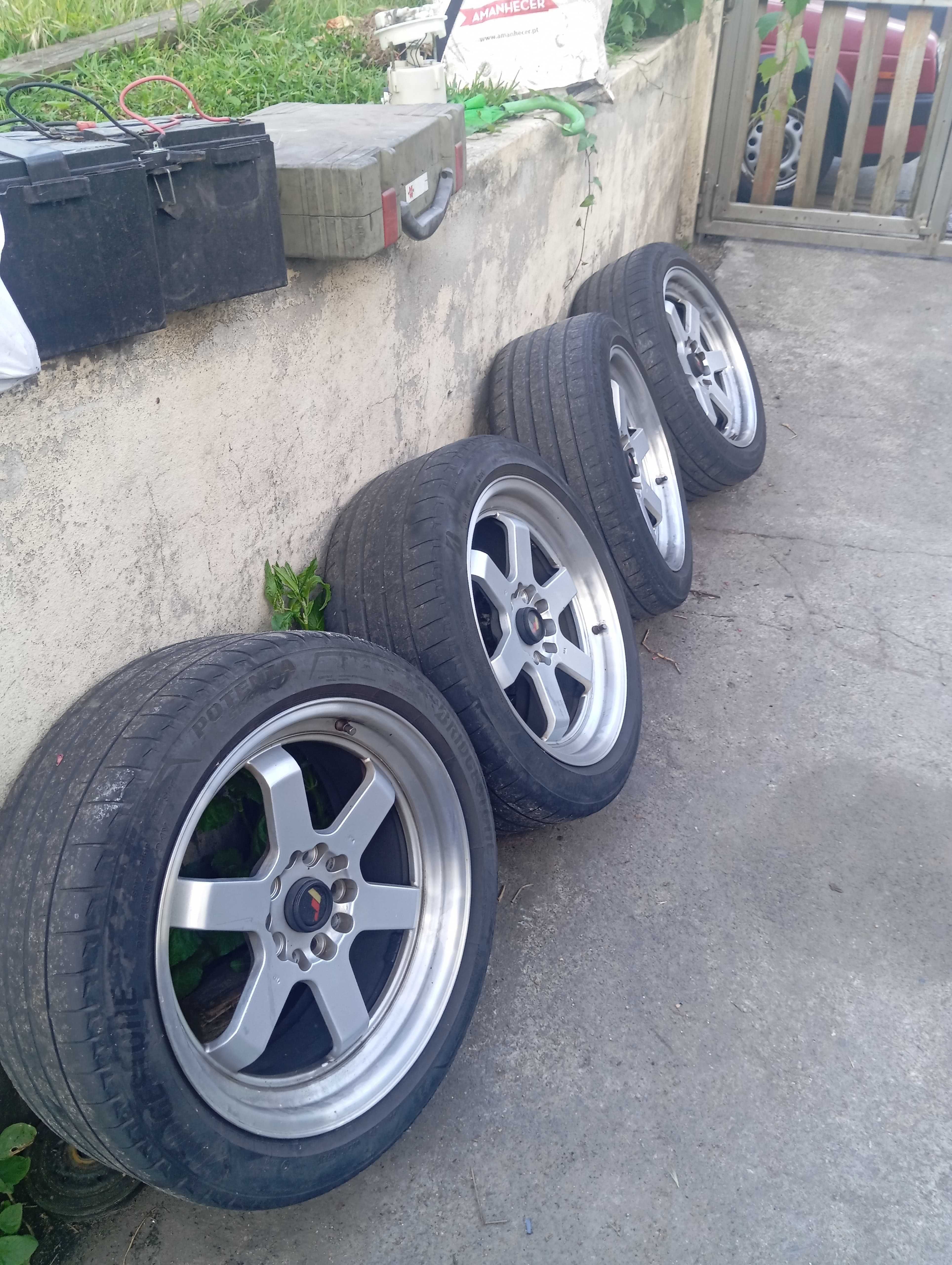 rodas com jante JR Wheels 17