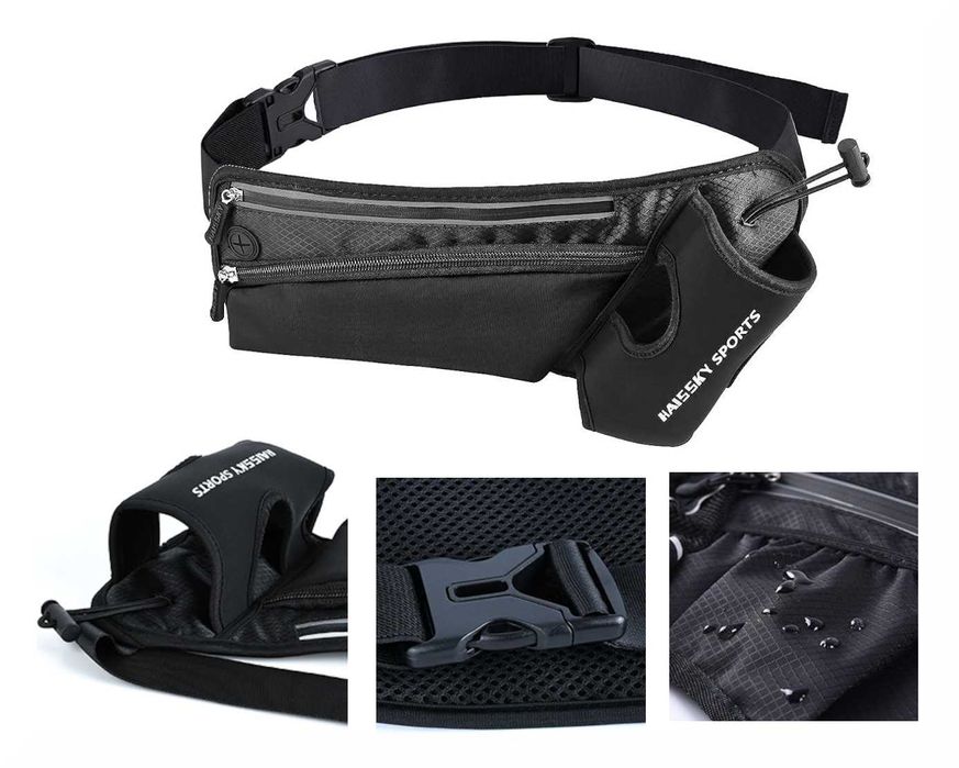 Saszetka Do Biegania HAISSKY Uchwyt Na Butelkę Słuchawki Telefon
