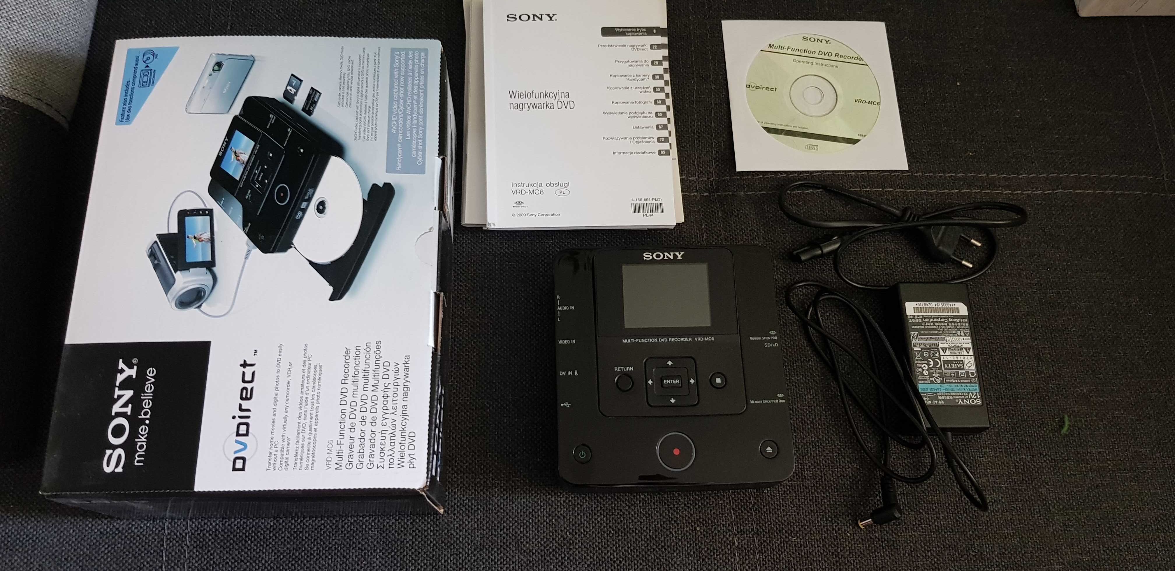 Sony VRD-MC6  Wielofunkcyjna Nagrywarka DVD
