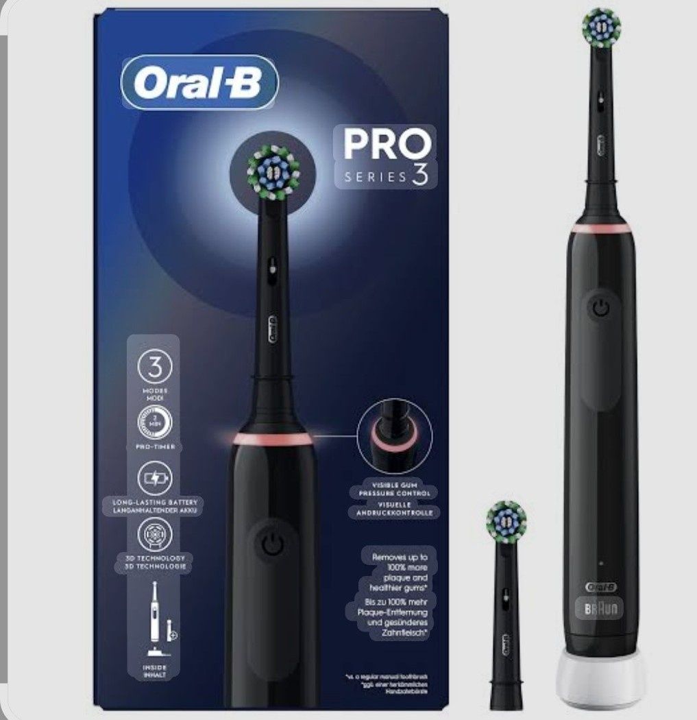 Szczoteczka elektryczna Oral-B Pro Series 3 Black powystawowa