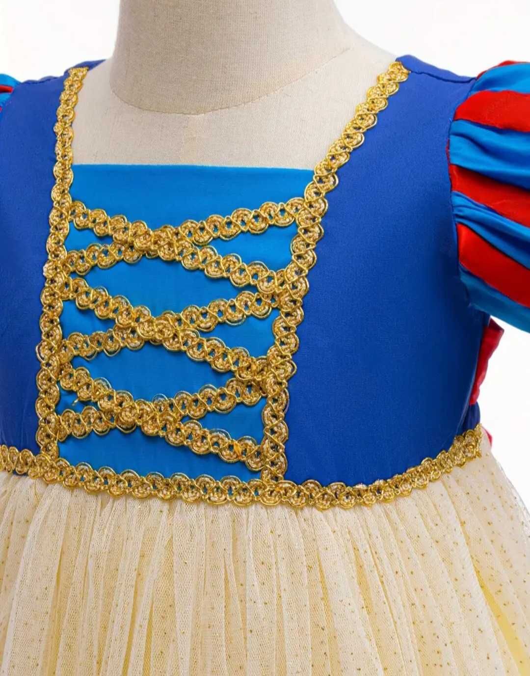 Nowy strój Królewna Śnieżka Śpiąca Królewna, r. 122 przebranie