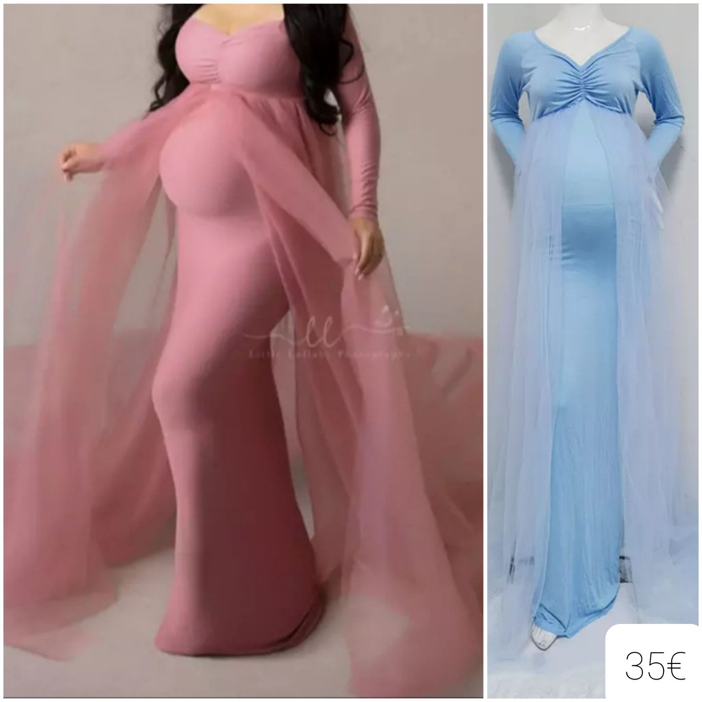 PROMOÇÃO - Vestidos Sessão Fotográfica Grávida NOVOS