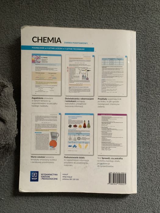 Książka podręcznik chemia klasa 2 i 3 technikum liceum zakres podstawo