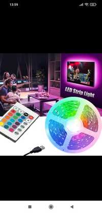 Fita LED RGB Gaming com comando