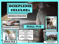 Ocieplenie Celulozą, Naprawa Dachu Po Kunie, Piana Pur, Wdmuchiwanie