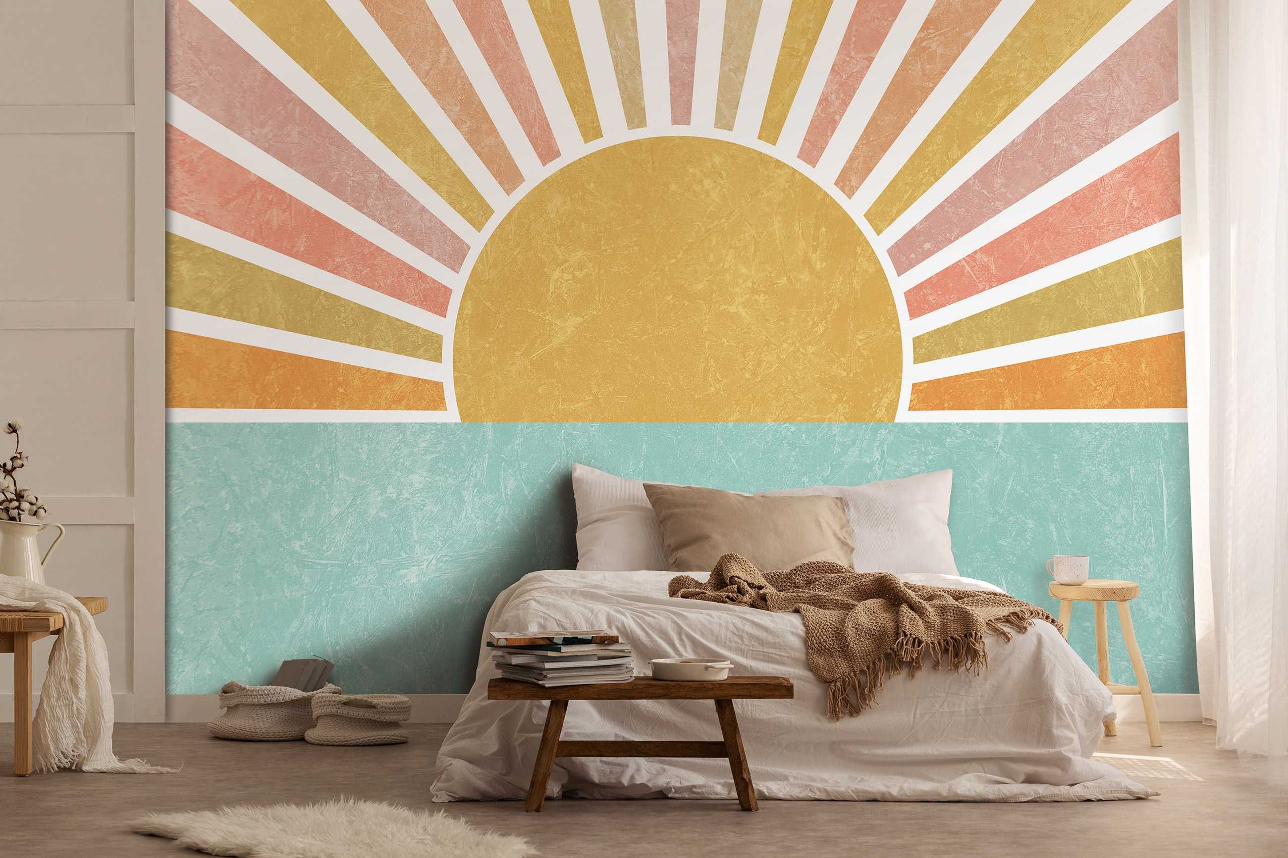 Fototapeta Słońce Sztuka Japonia Na Ścianę 3D Twój Rozmiar + KLEJ
